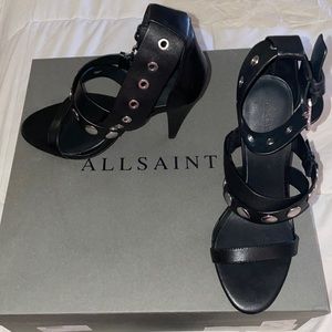 SOLD! All Saints leather sandals